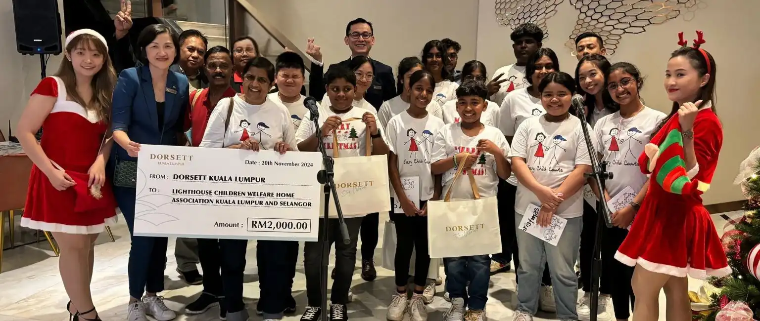 Joy in the City: Dorsett Kuala Lumpur's annual tree lighting ceremony